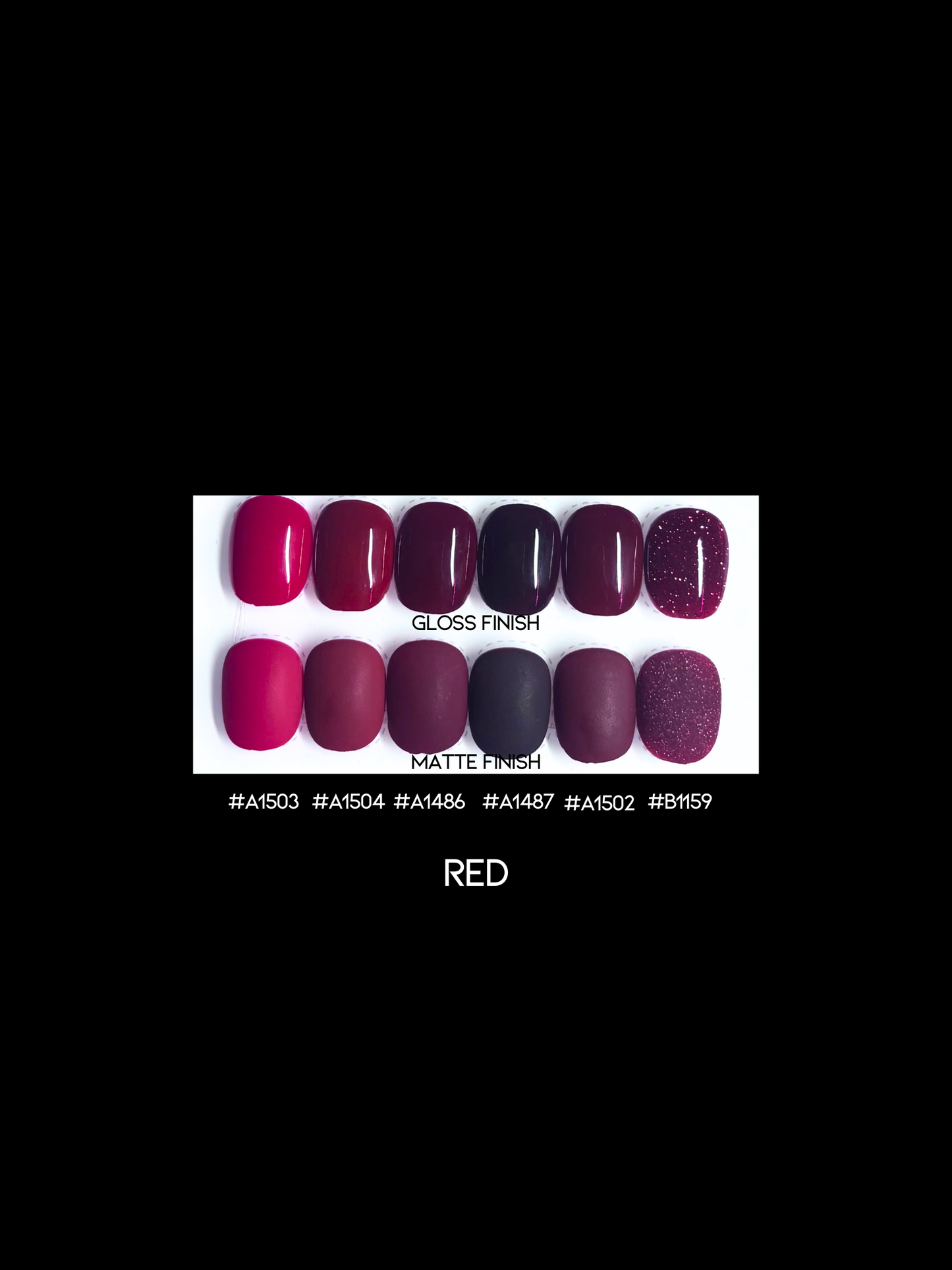 TVNS - SOLID COLOR NAIL KIT - RED