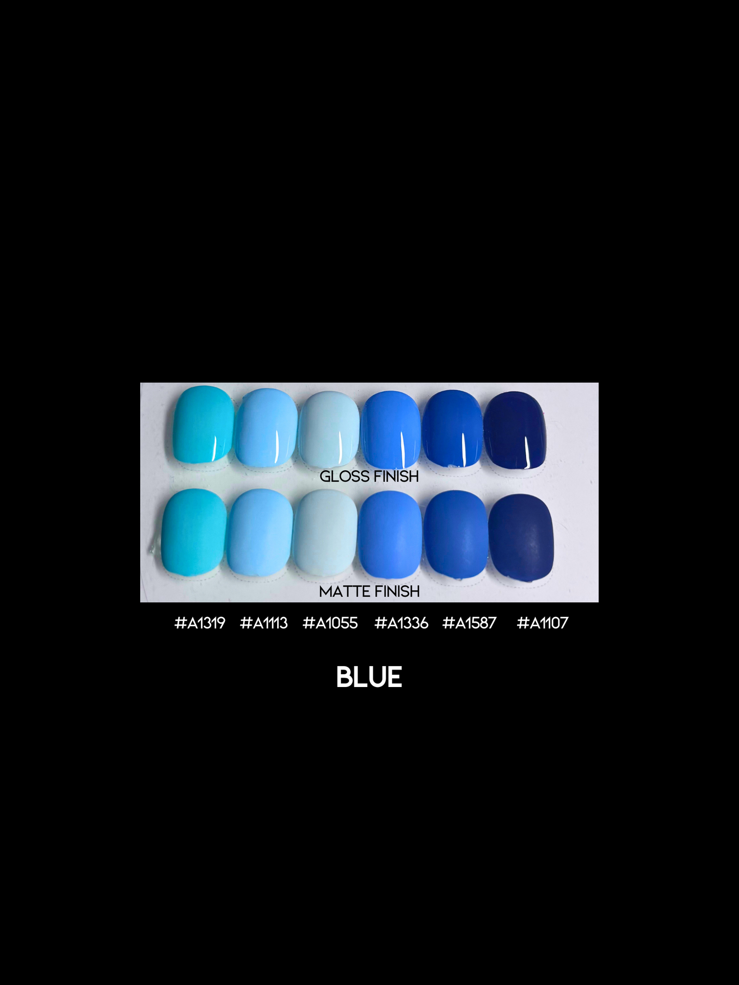 TVNS - SOLID COLOR NAIL KIT - BLUE