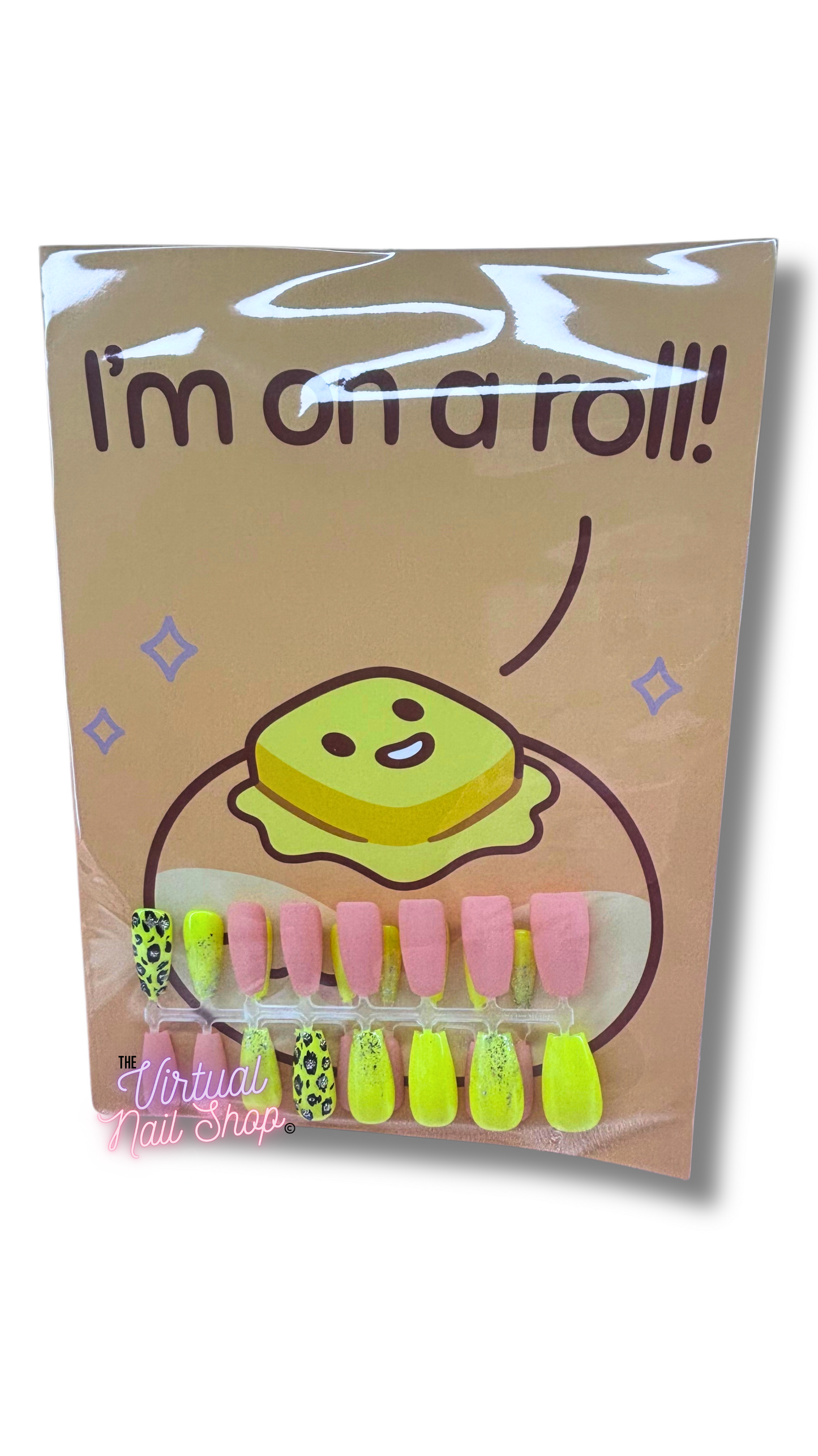 On a roll - Nail kit + Poster