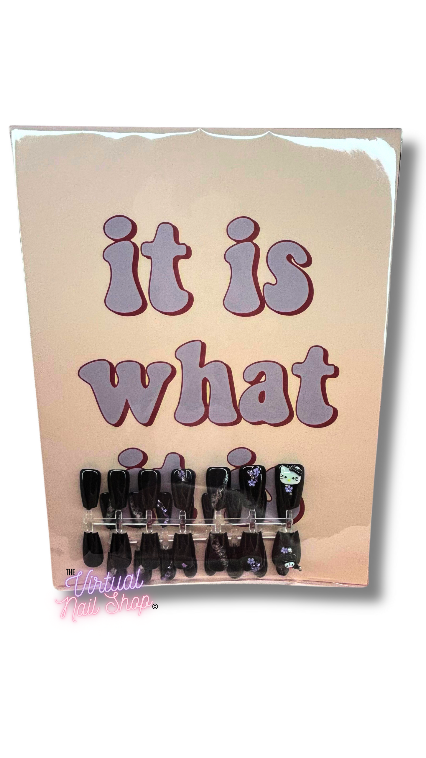 It is what it is- Strip nail kit + POSTER