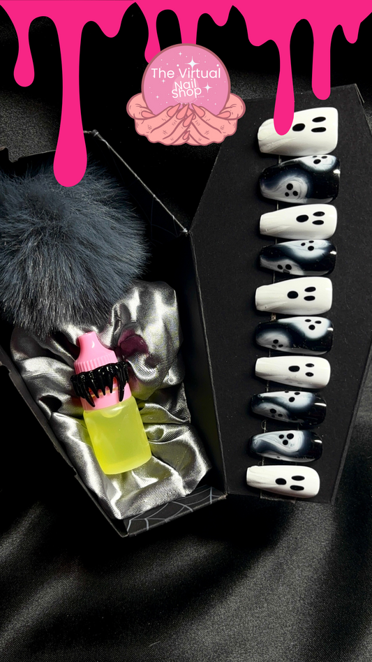 TVNS - LONG COFFIN - 3D GLOWING GHOST - 24PK