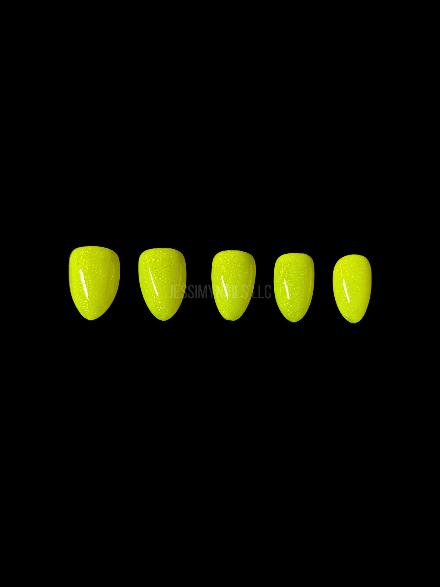 Neon Yellow Press-on Nail kit