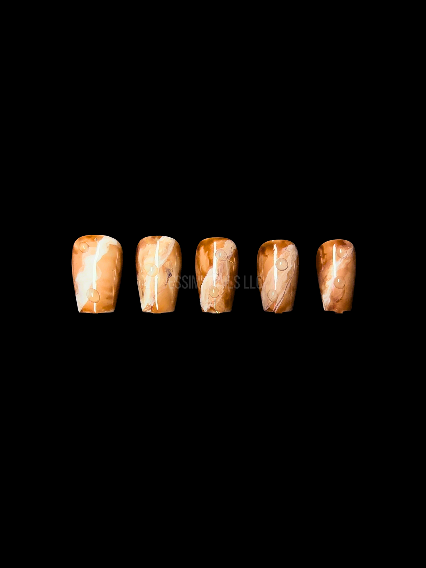Iced Coffee Press-on Nail Kit