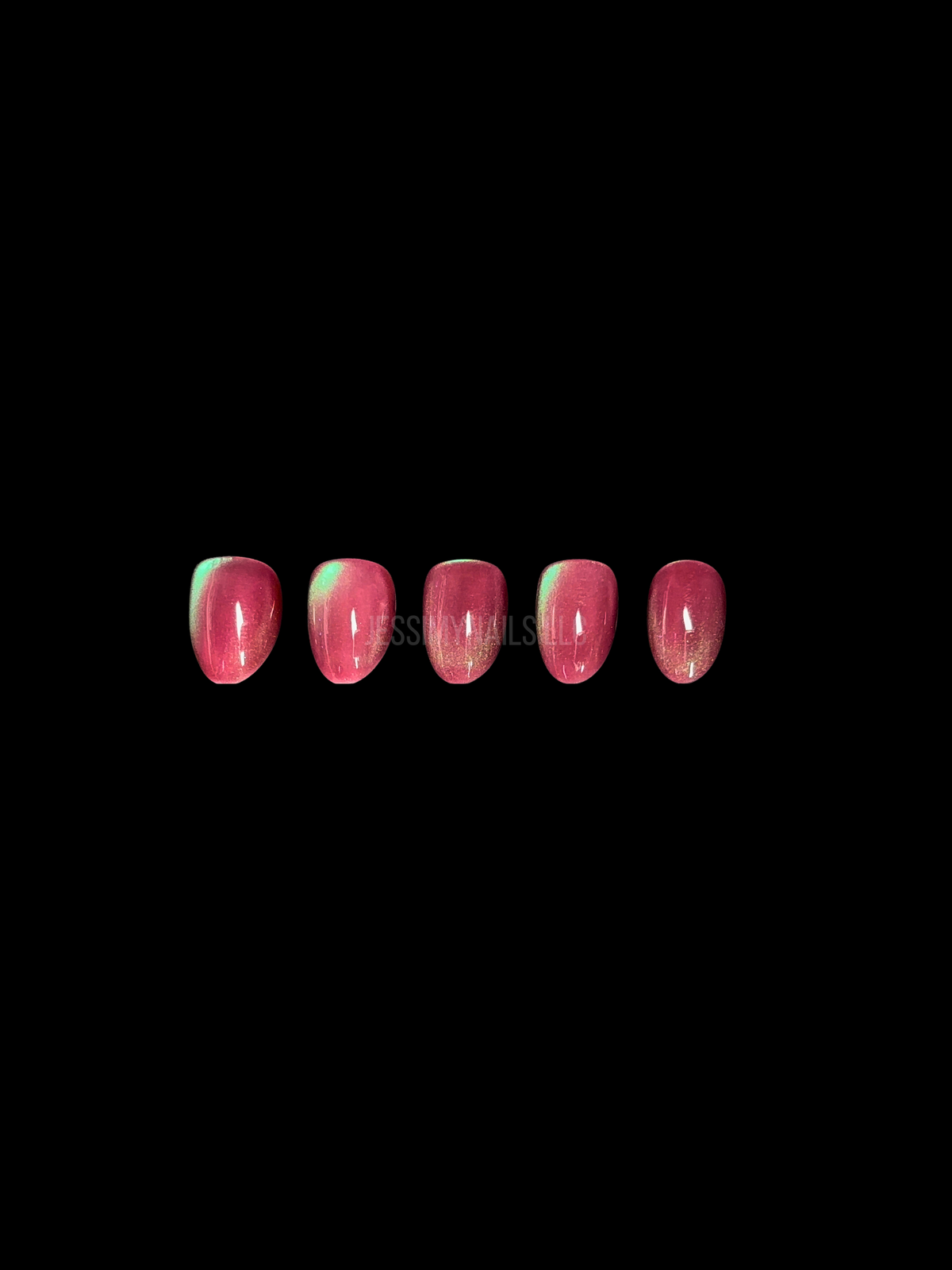 Crisp Apple Cat eye Press-on Nail Kit