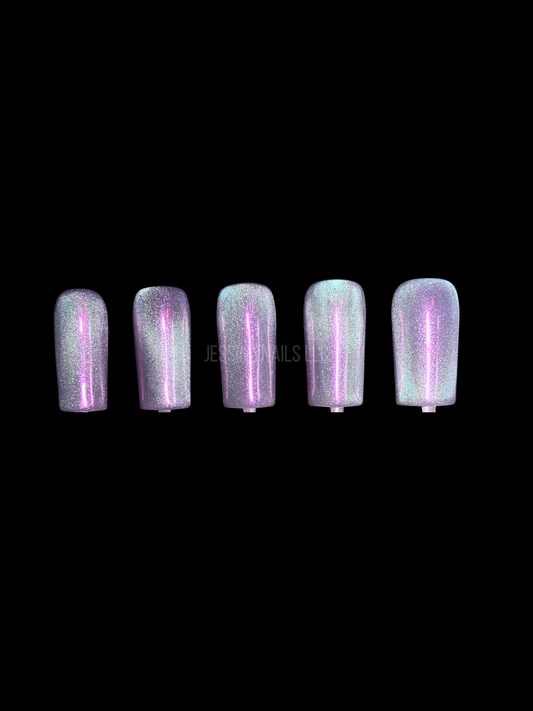 Mermaid Lavender Press-On Nail Kit